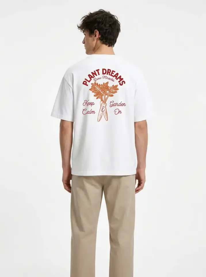 Plant Dreams Grow Miracles Oversized T-Shirt