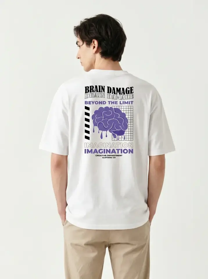 Brain Damage Oversized T-Shirt