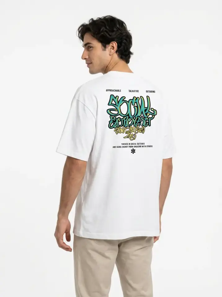 Social Extrovert Oversized T-Shirt