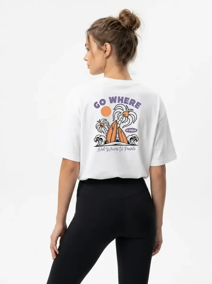 Go Where It Pulls Oversized T-Shirt