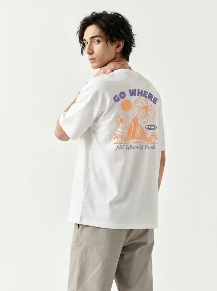 Go Where It Pulls Oversized T-Shirt