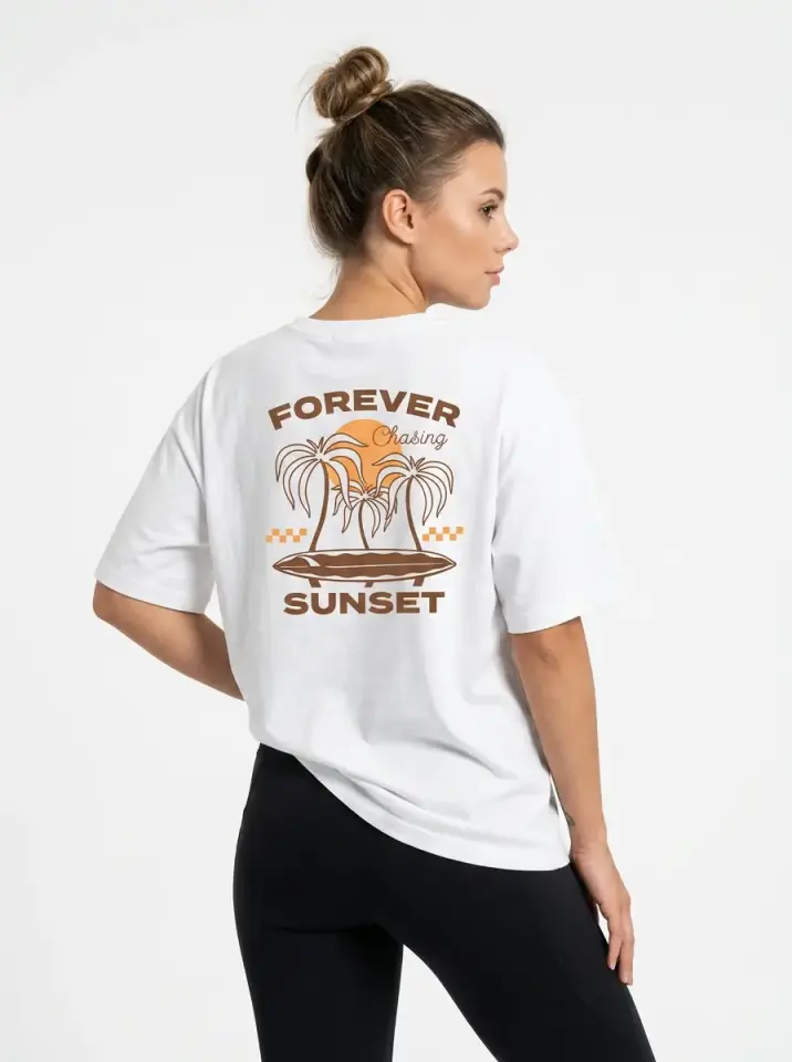 Forever Sunset Oversized T-Shirt