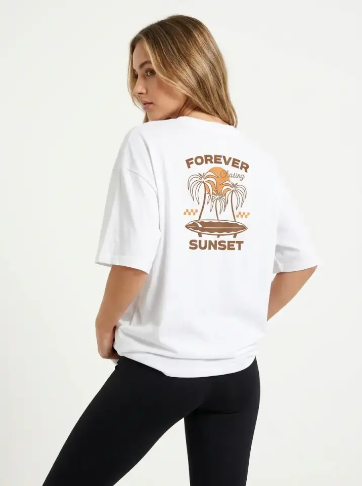 Forever Sunset Oversized T-Shirt