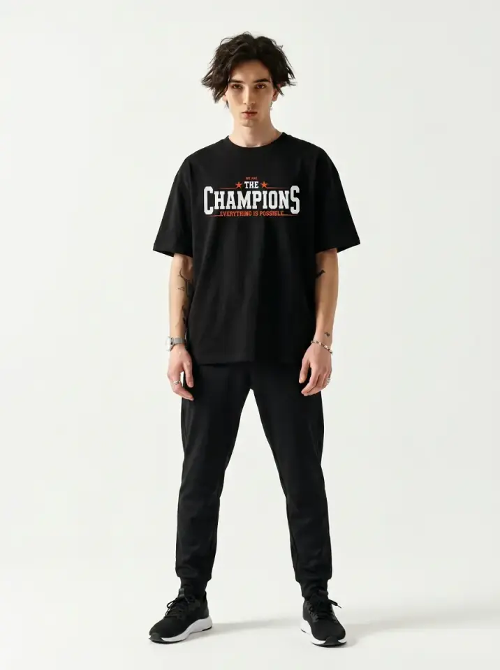 We Are The Champions Oversized T-Shirt