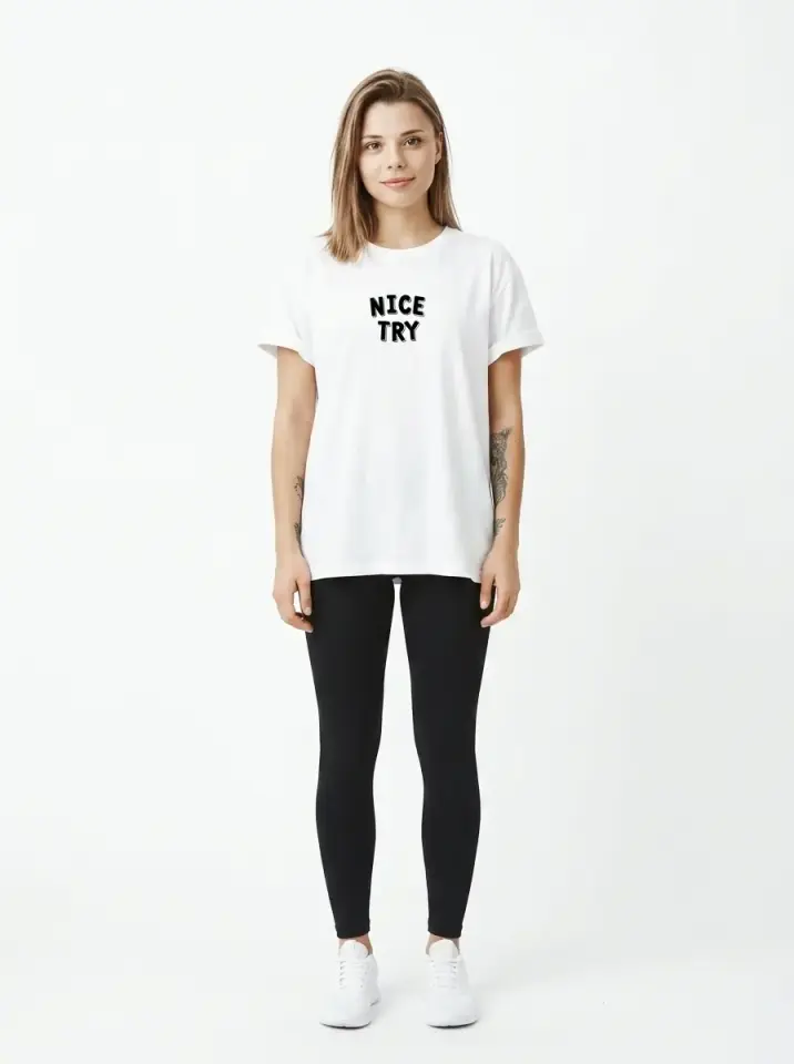 Nice Try Oversized T-Shirt