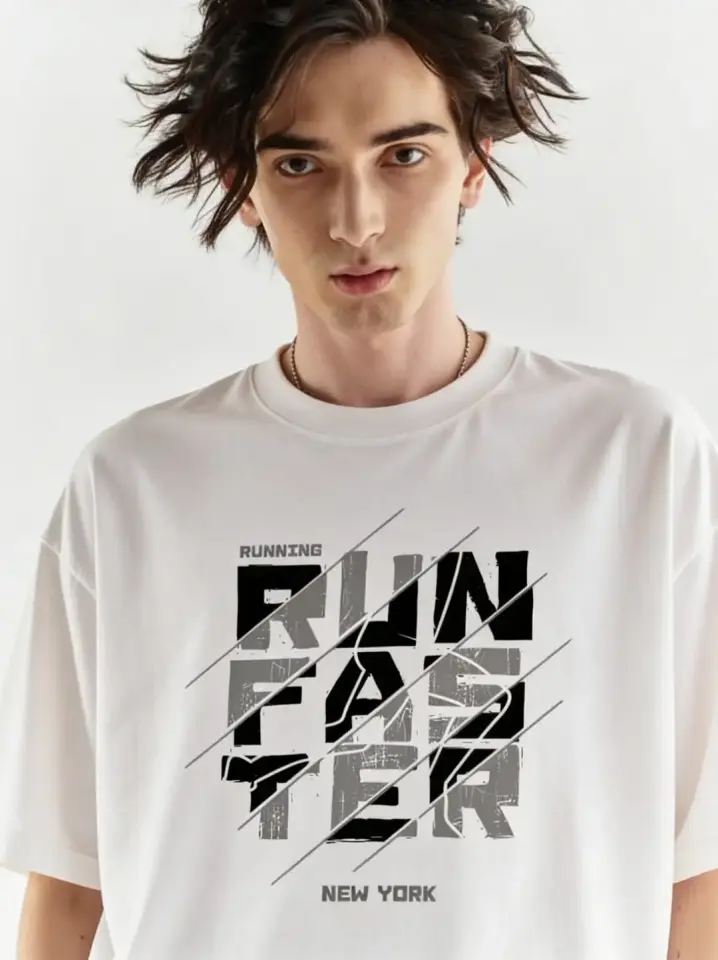Run Faster New York Oversized T-Shirt