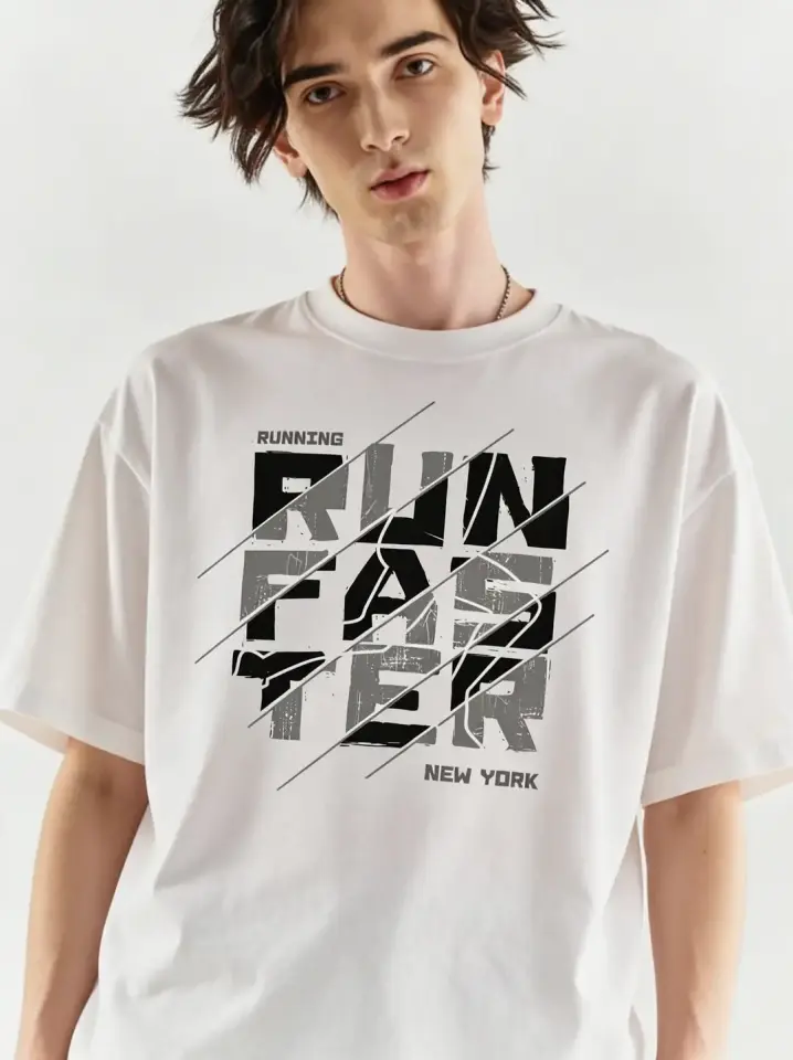 Run Faster New York Oversized T-Shirt