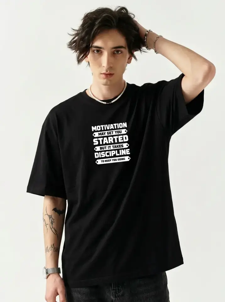 Motivation & Discipline Oversized T-Shirt