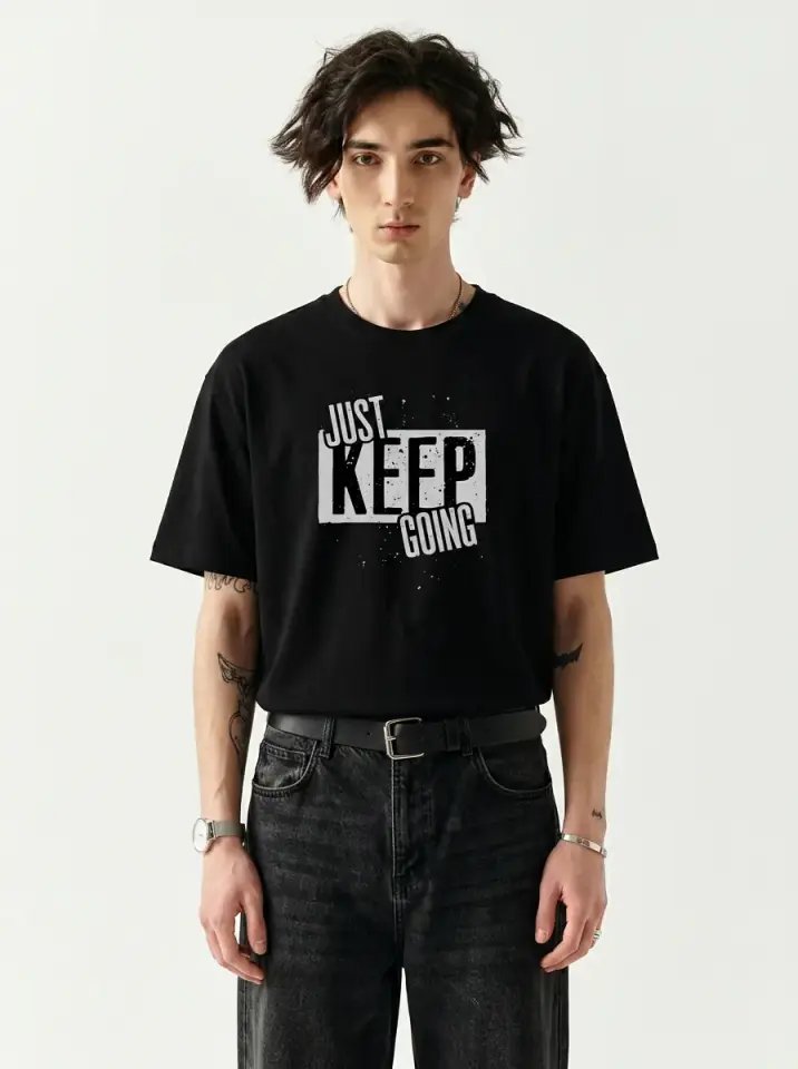 Just Keep Going Oversized T-Shirt