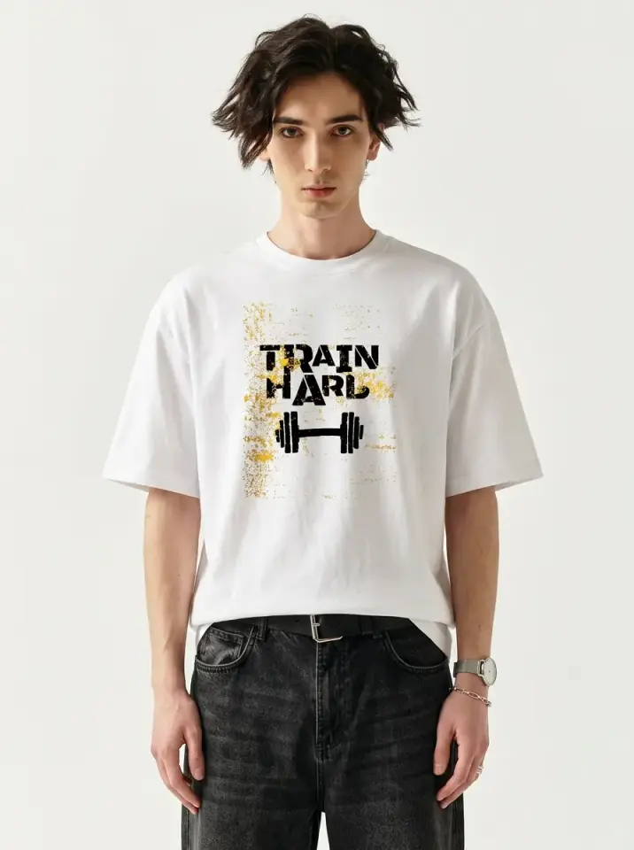 Train Hard Oversized T-Shirt