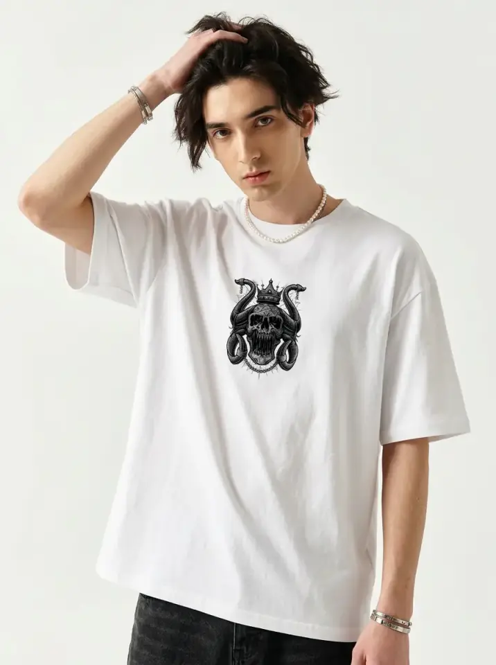 Royal Skull Oversized T-Shirt