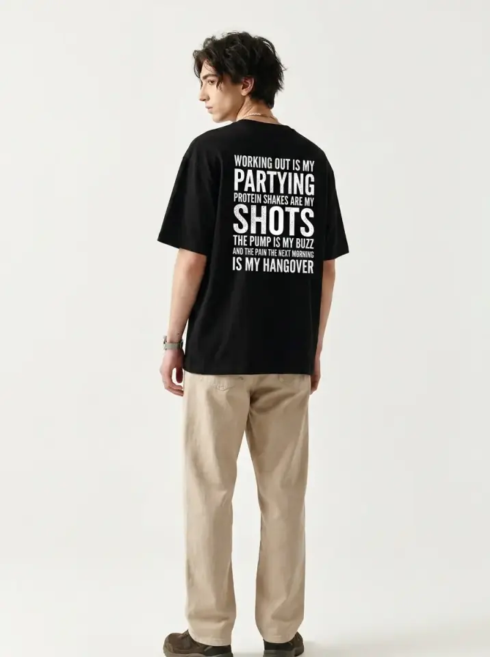Workout Party Oversized T-Shirt