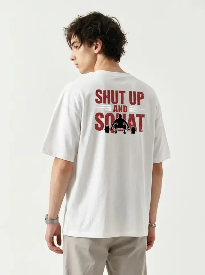 Shut Up And Squat Oversized T-Shirt