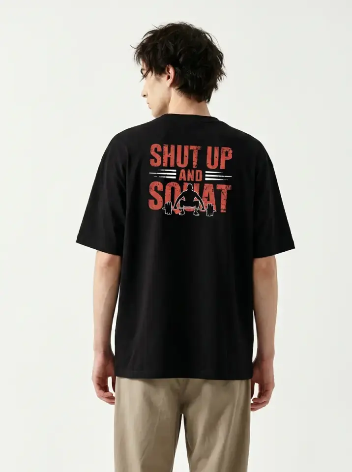 Shut Up And Squat Oversized T-Shirt