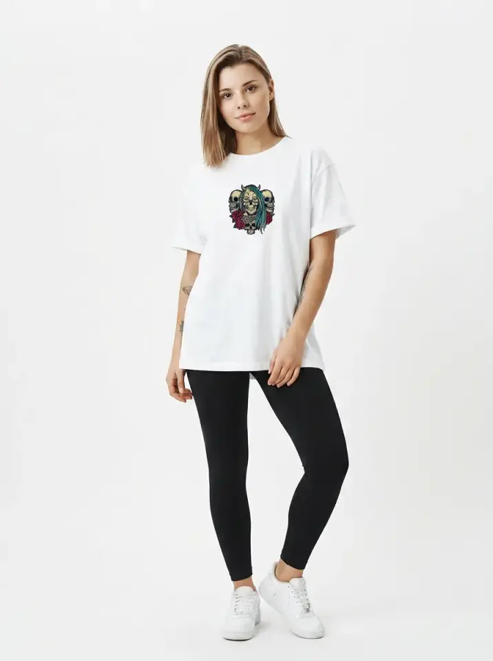 Skull Oversized T-Shirt