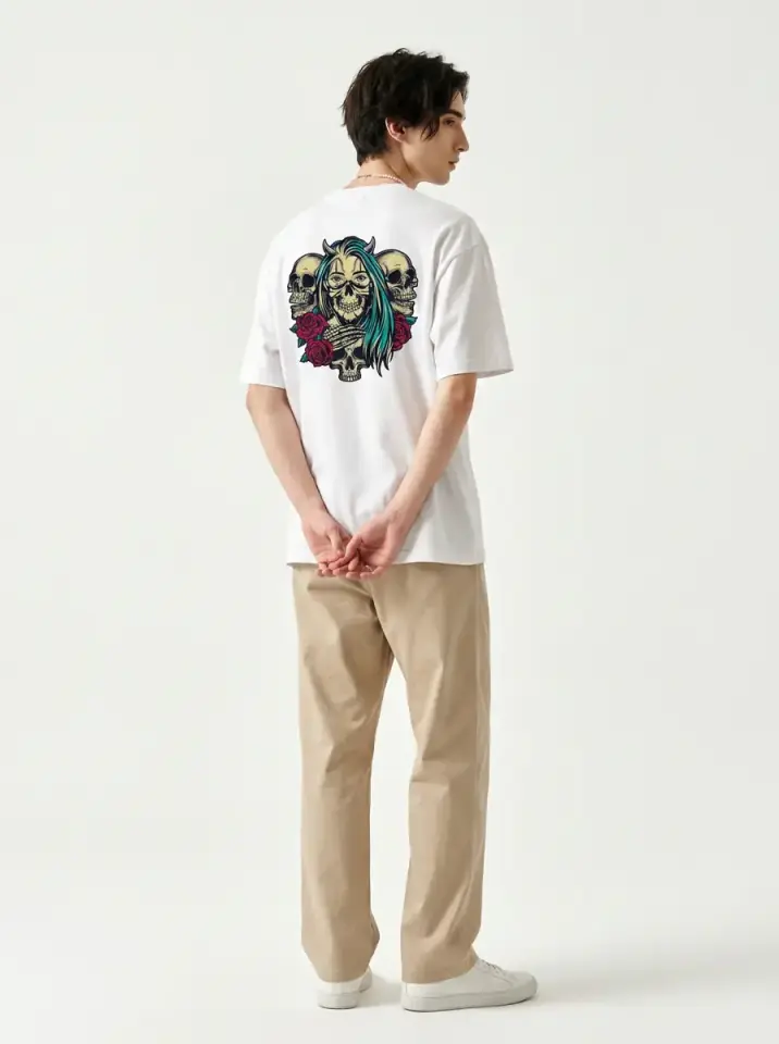 Skull Oversized T-Shirt
