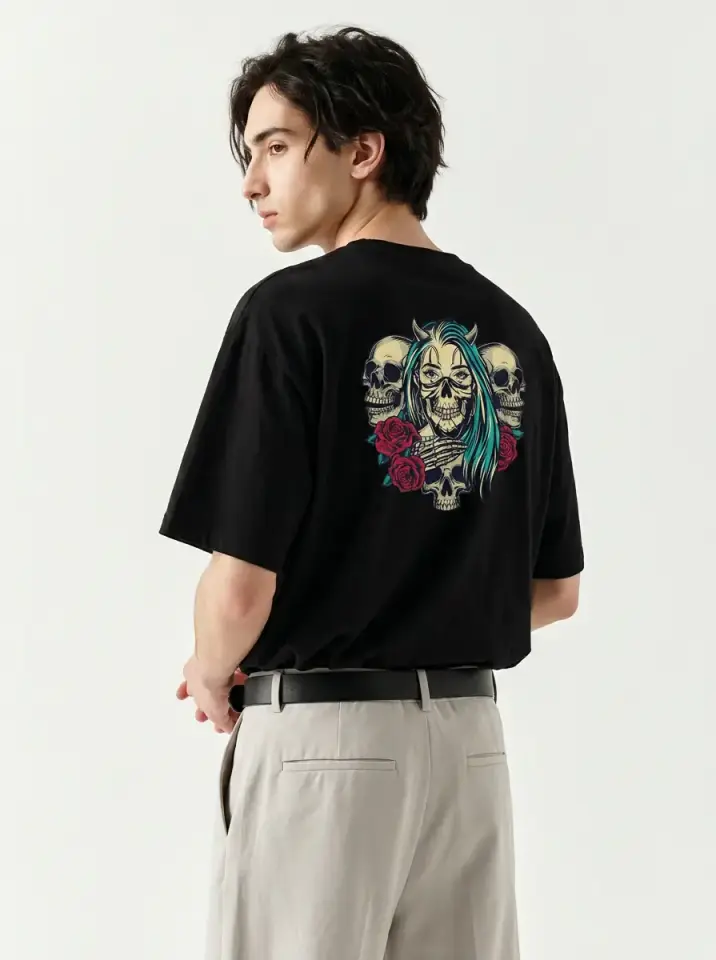 Skull Oversized T-Shirt