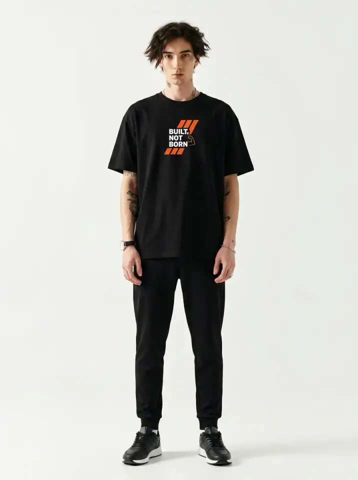 Built Not Born Oversized T-Shirt