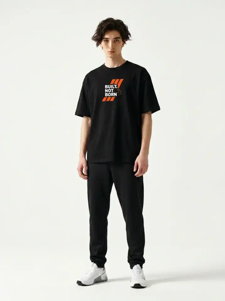 Built Not Born Oversized T-Shirt