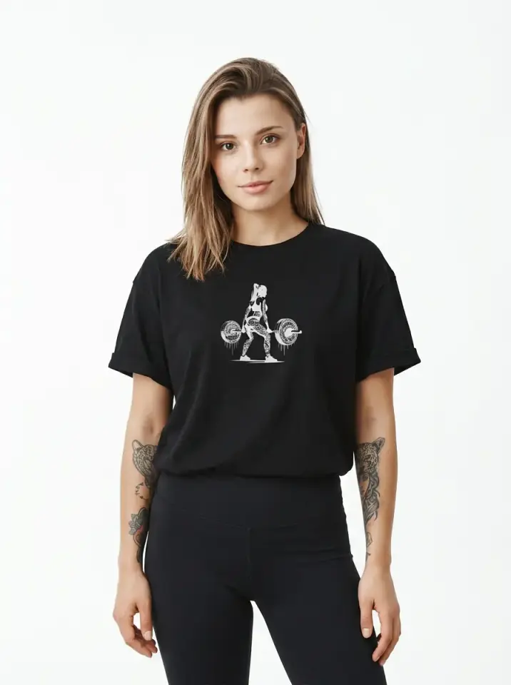 Deadlift Queen Oversized T-Shirt