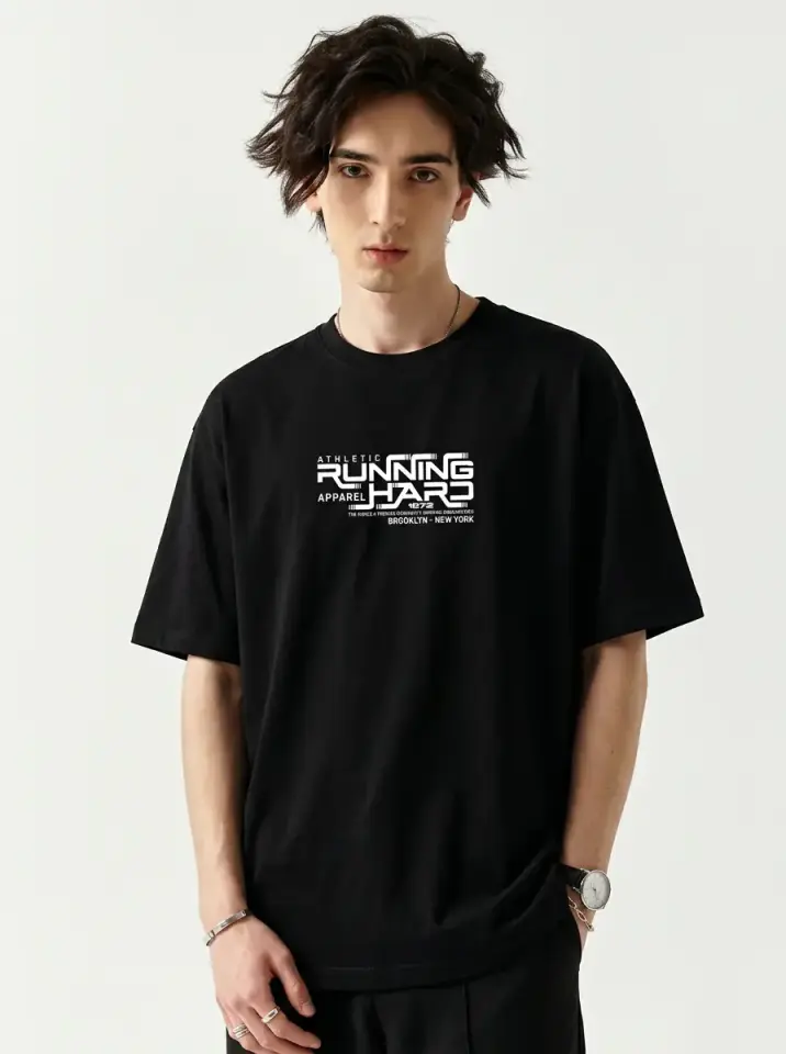 Running Hard Oversized T-Shirt