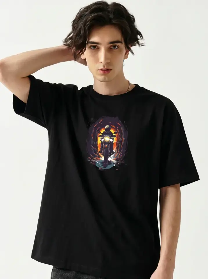 Motorcycle Oversized T-Shirt