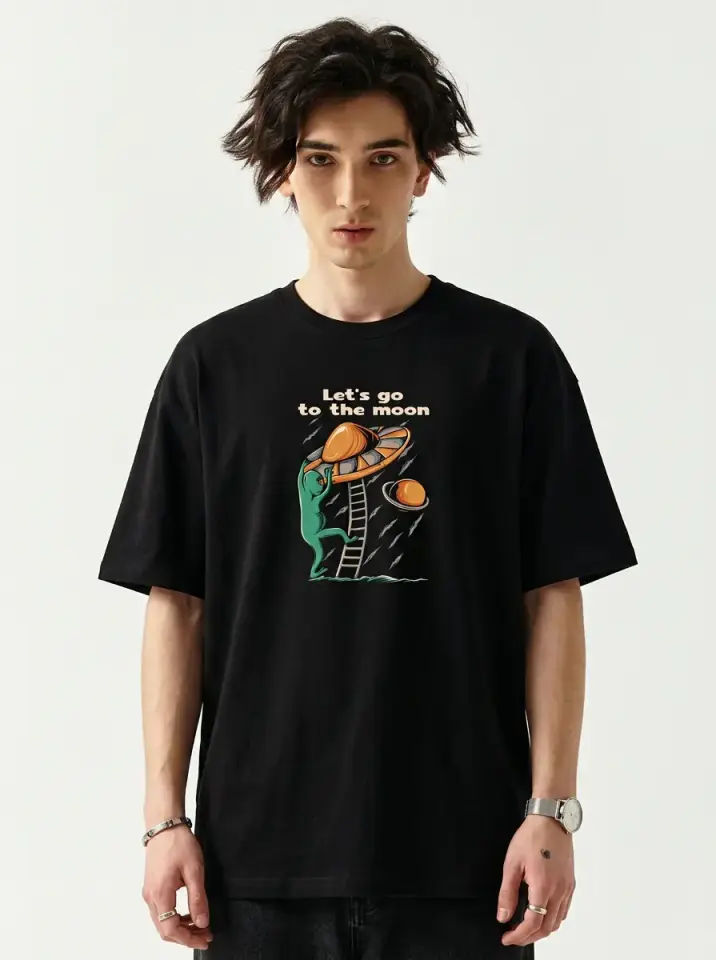 Moonbound Dreamer Oversized T-Shirt