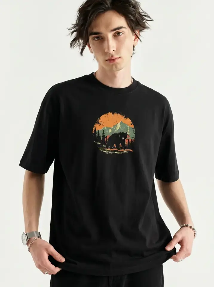Bear Mountain Oversized T-Shirt