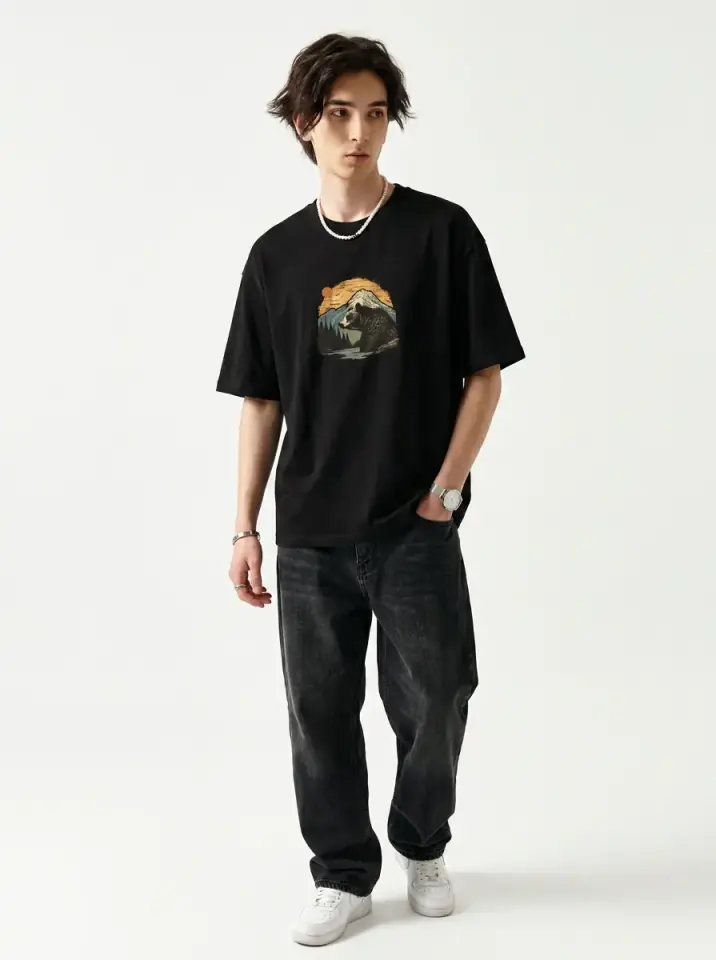 Vintage Bear Oversized T-Shirt