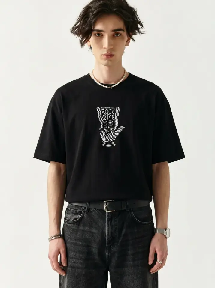 Rock Star Oversized T-Shirt