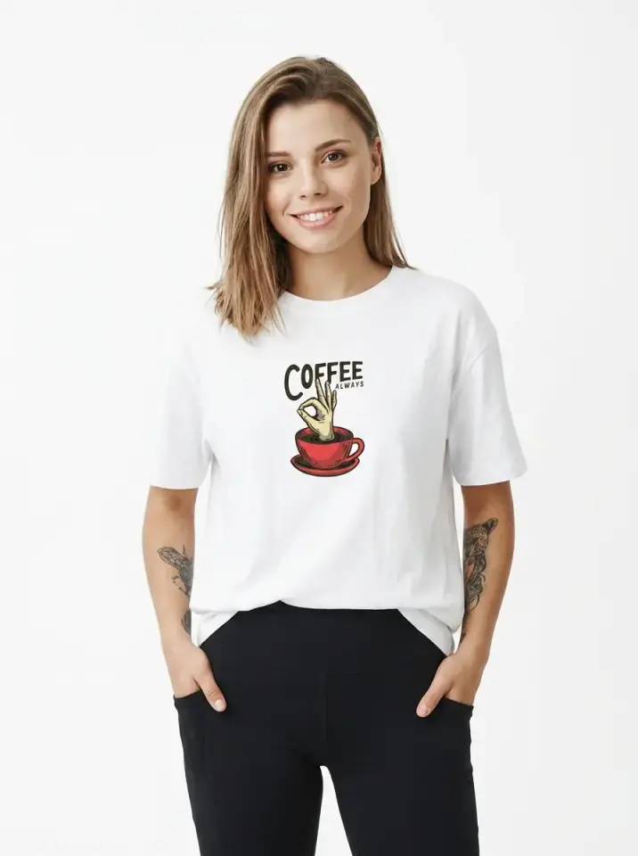 Vintage Coffee Oversized T-Shirt