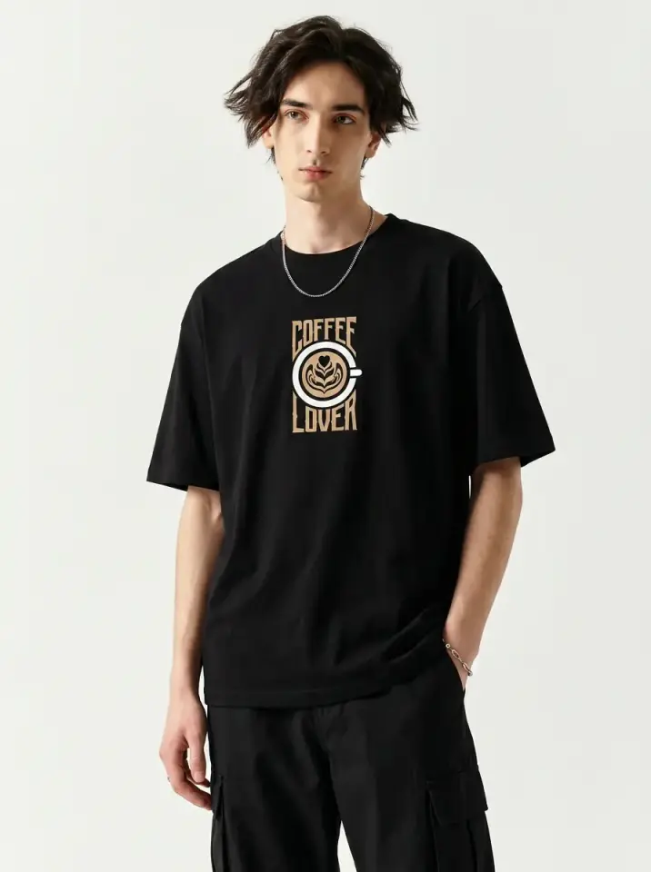 Coffee Lover Oversized T-Shirt