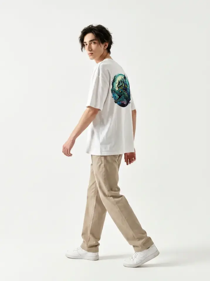 Crocodile Monster Oversized T-Shirt