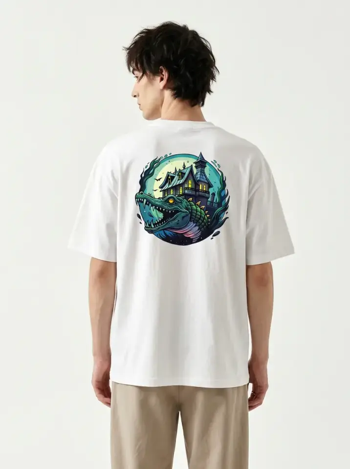 Crocodile Monster Oversized T-Shirt