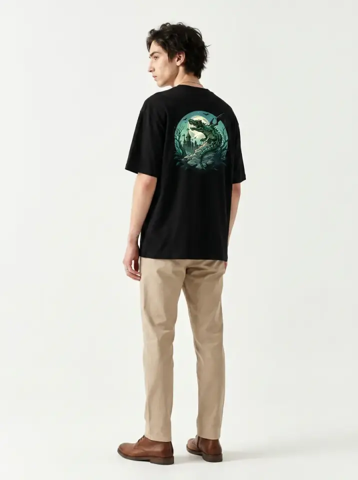 Dark Dragon Oversized T-Shirt