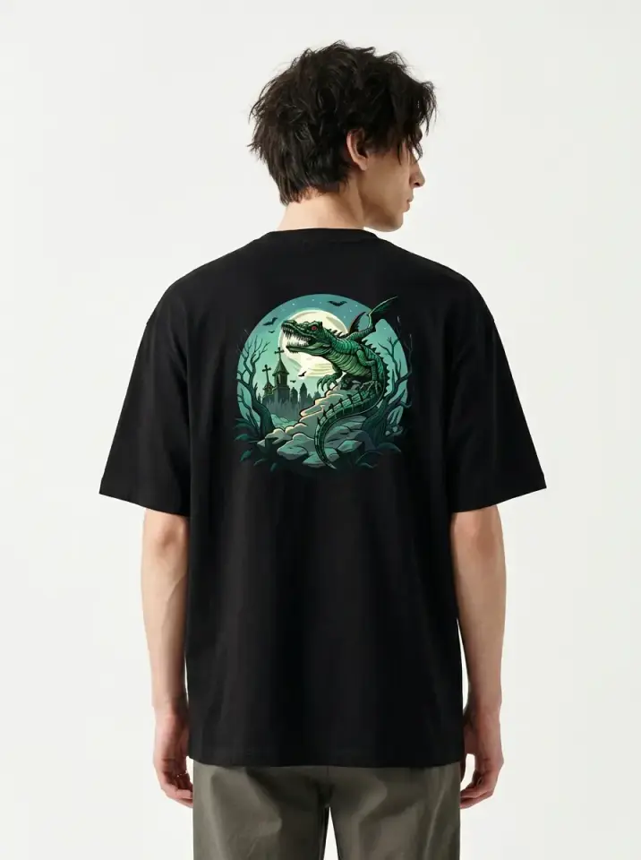 Dark Dragon Oversized T-Shirt