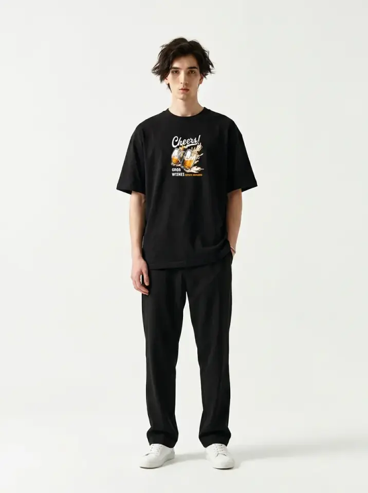 Cheers Beer Oversized T-Shirt