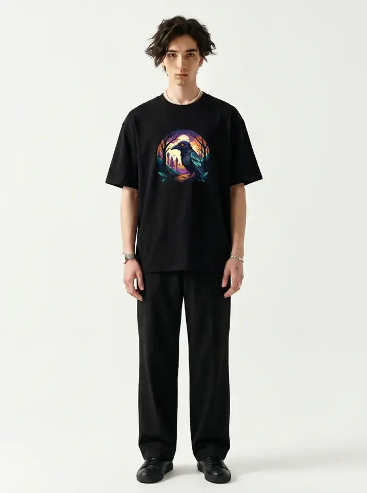Moon Forest Oversized T-Shirt