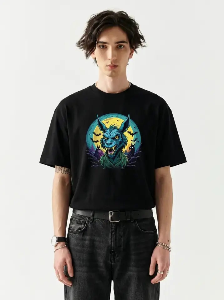 Neon Creature Oversized T-Shirt