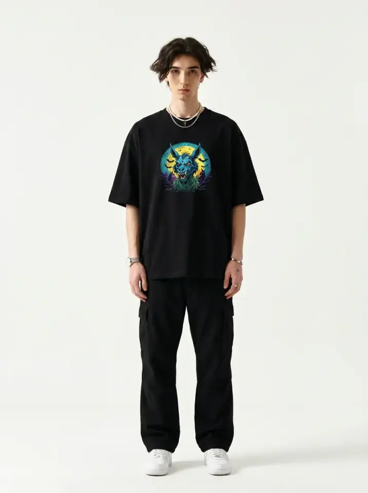 Neon Creature Oversized T-Shirt