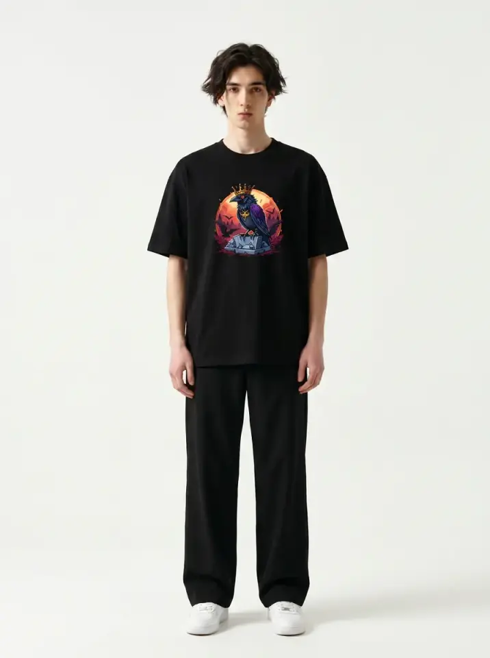 Raven Kingdom Oversized T-Shirt