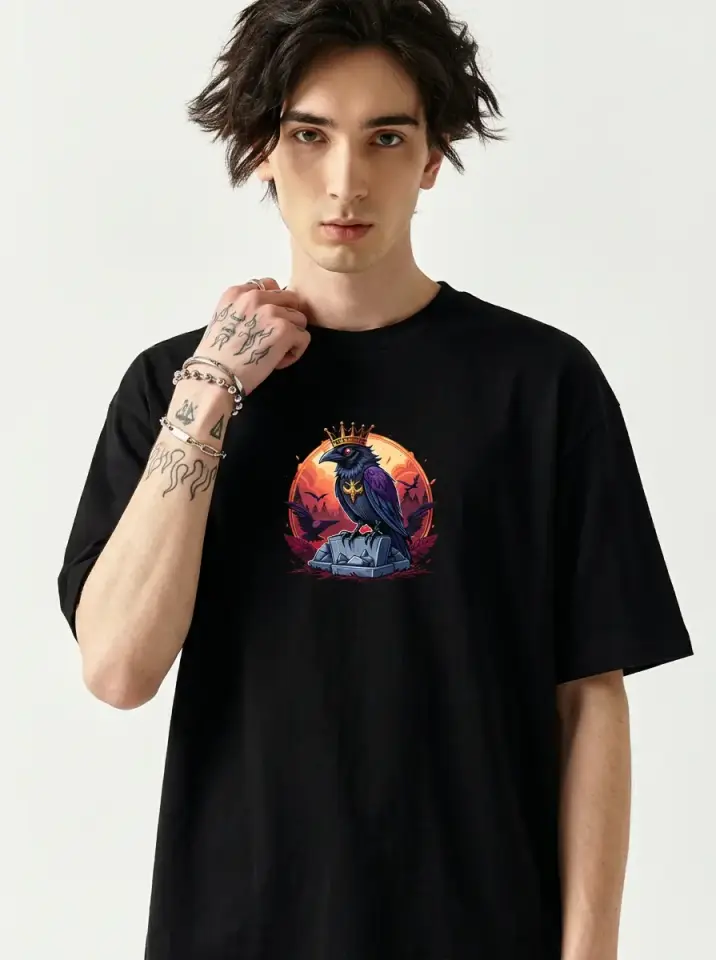 Raven Kingdom Oversized T-Shirt