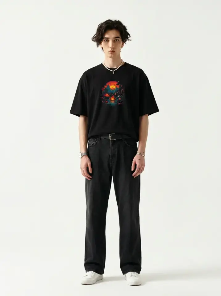 Midnight Camp Oversized T-Shirt