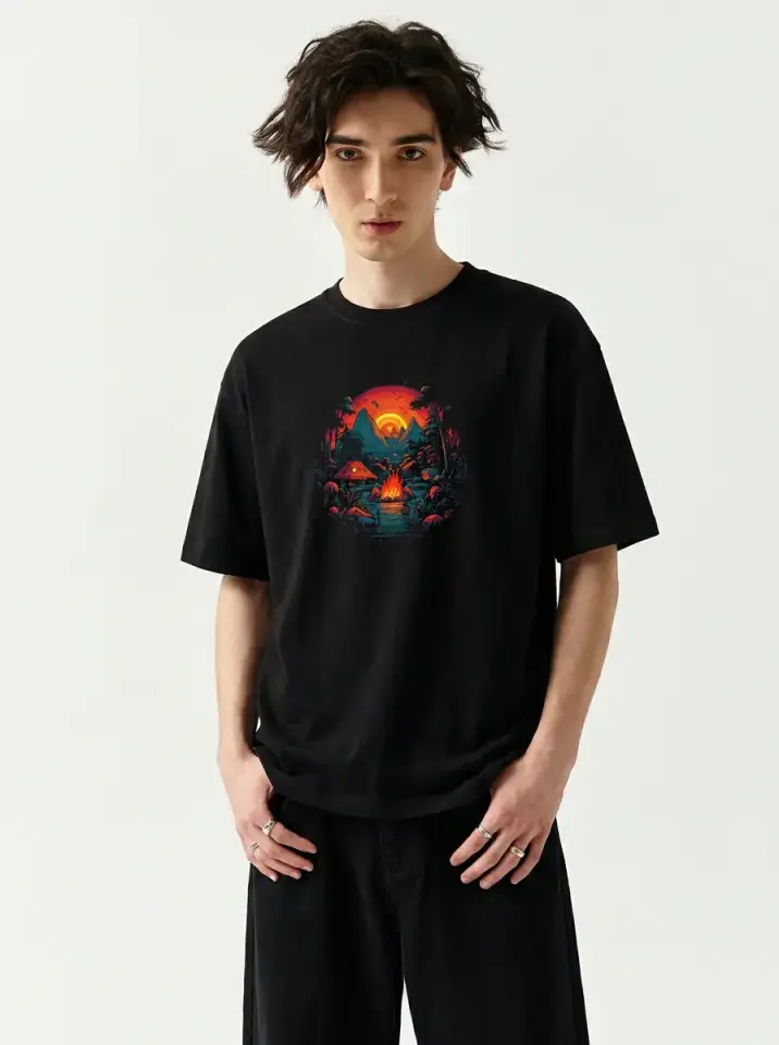 Midnight Camp Oversized T-Shirt