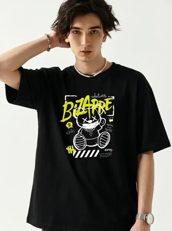 Bizarre Bear Oversized T-Shirt