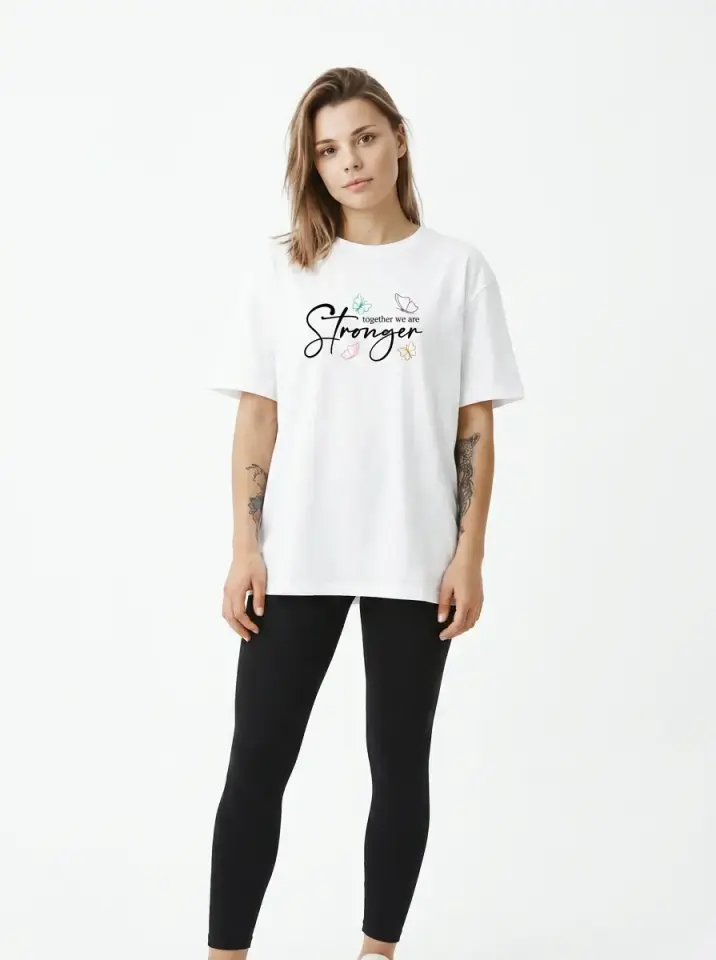Together We Are Stronger Oversized T-Shirt