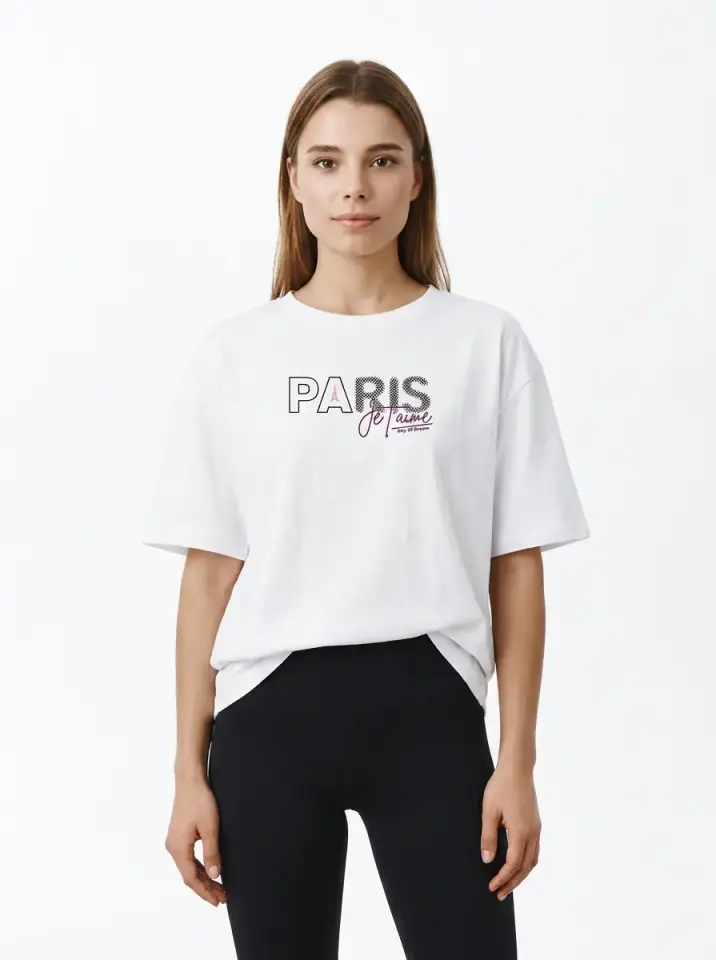 Paris Je T'aime Oversized T-Shirt