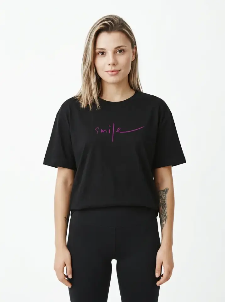 Smile Signature Oversized T-Shirt