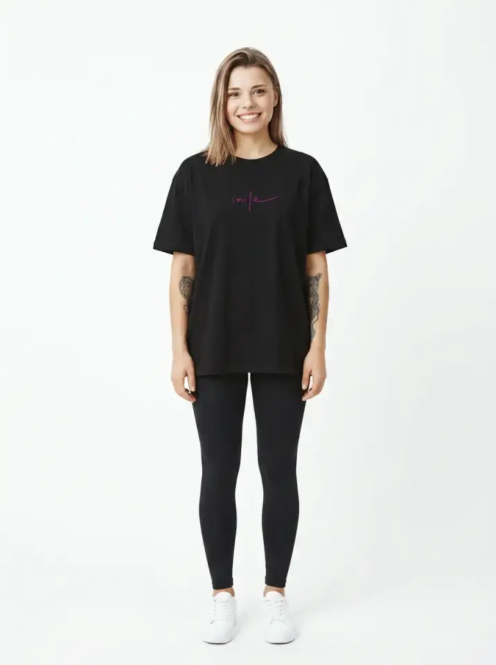 Smile Signature Oversized T-Shirt
