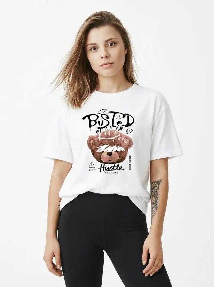 BUSTED HUSTLE Oversized T-Shirt